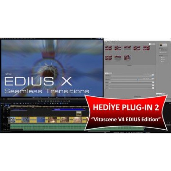 EDIUS X Pro Profesyonel Video Kurgu Yazılımı