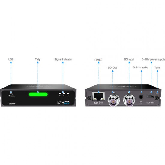 (FIRSAT) Kiloview N3-S 3G-SDI and NDI Bidirectional Converter