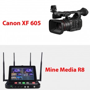 AvitengBOX Canlı Yayın Seti ( Canon XF605 - Mine Media R8 )