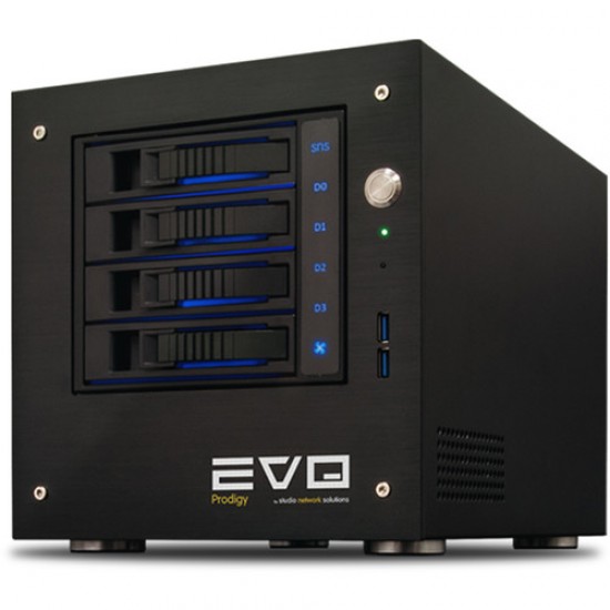 Studio Network Solutions – SNS EVO Prodigy 4-Bay 32TB Desktop NAS Sunucusu (4 x 8TB) Studio Network Solutions – SNS EVO Prodigy 4-Bay 32TB Desktop NAS Sunucusu (4 x 8TB)