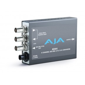 AJA ADA4 – Audio A/D and D/A Converter, 4-ch. Bi-directional, balanced XLR