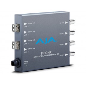 AJA FiDO 4R – 4-channel Optical Fiber to 3G-SDI with LC Connector