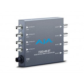 AJA FiDO 4R ST – 4-channel Optical Fiber to 3G-SDI ST connector