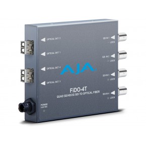 AJA FiDO 4T – 4-channel 3G-SDI to Optical Fiber LC Connector
