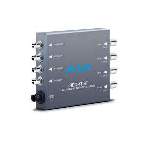 AJA FiDO 4T ST – 4-channel 3G-SDI to Optical Fiber ST Connector