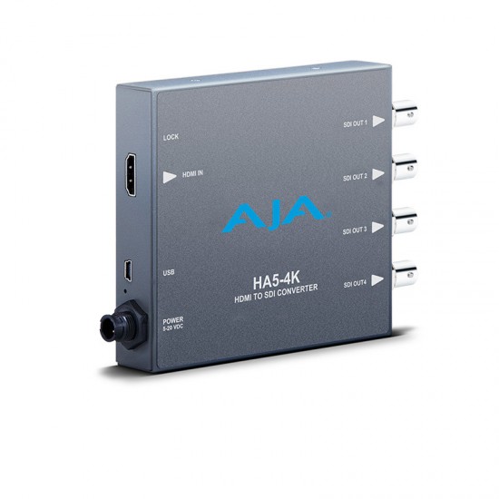 AJA HA5 4K – 4K HDMI to 4K 4 x 3G-SDI, also supports HD-HDMI to HD SDI