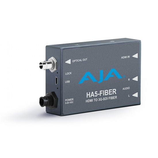 AJA HA5 Fiber – HA5 with ST Fiber Output (3G-SDI protocol on Fiber)