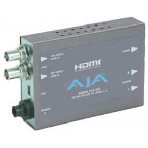 AJA Hi5 3G – HD/SD SDI to HDMI, 3G-SDI capable, includes 1-meter HDMI cable