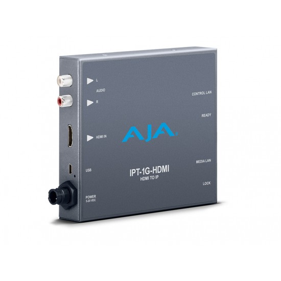 AJA IPT-1G-HDMI – HDMI to JPEG 2000 IP Video and Audio Mini-Converter