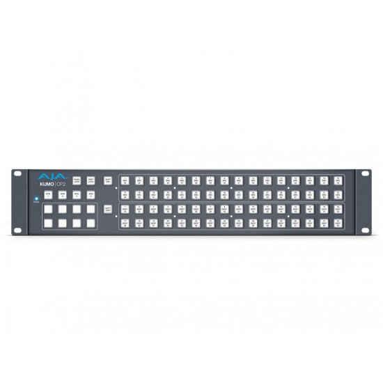 AJA Kumo Control Panel 2 – 2RU Hardware Control Panel for KUMO routers