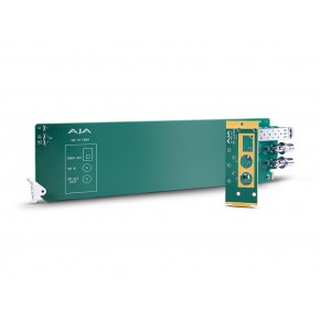 AJA OG-FIBER-T-MM – 1-Channel 3G-SDI to Multi-Mode LC Fiber Transmitter. Requires 2 slots in frame. AJA OG-FIBER-T-MM – 1-Channel 3G-SDI to Multi-Mode LC Fiber Transmitter. Requires 2 slots in frame.