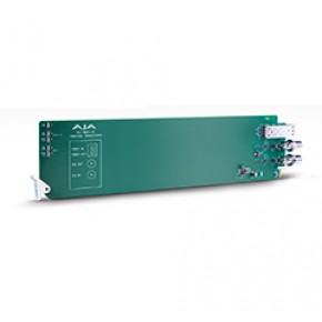 AJA OG-FIBER-TR – openGear 1-channel SDI/Fiber to Fiber/SDI Converter - Requires 2 slots in frame