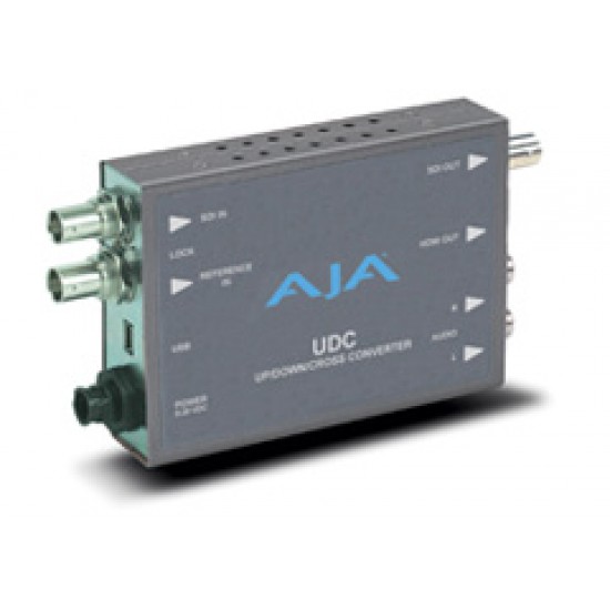 AJA UDC – SD/HD/3G up/down/cross conversion, 2-ch. unbalanced audio output