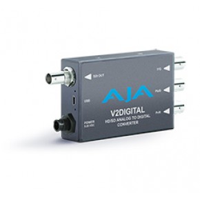 AJA V2Digital – Analog video to digital, HD/SD-SDI Mini-Converter