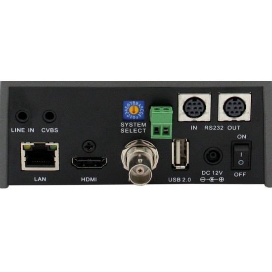 AVONIC CM60-IP-Black PTZ Camera 20x Zoom IP Black AVONIC CM60-IP-Black PTZ Camera 20x Zoom IP Black