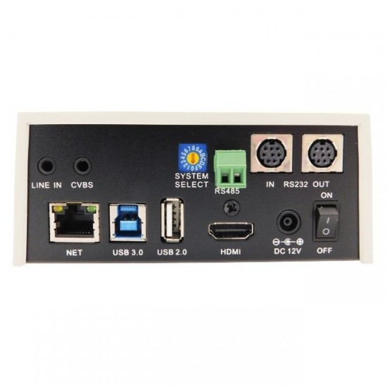 AVONIC CM60-IPU PTZ Camera 20x Zoom IP USB3.0 White