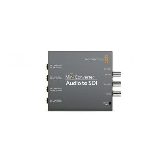 Blackmagic Design Mini Converter - Audio to SDI Blackmagic Design Mini Converter - Audio to SDI