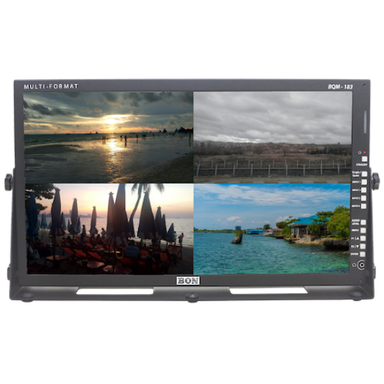 BON BQM-183 – 18.5 inç 3G-SDI/HDMI Quad Split Broadcast Monitor BON BQM-183 – 18.5 inç 3G-SDI/HDMI Quad Split Broadcast Monitor