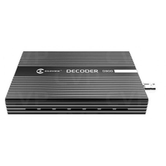 Kiloview D300 – 4K UHD H265 Video Decoder - 4K NDI-HX/SRT/RTSP/HLS to SDI/HDMI decoder/multiviewer