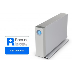 10TB LACIE 3.5 INC STFY10000400 D2 2X THUNDERBOLT3 & 1X USB 3.1 7200RPM 256MB D2 TAŞINABİLİR DİSK,5 YIL DATA KURTARMA SERVİSİ
