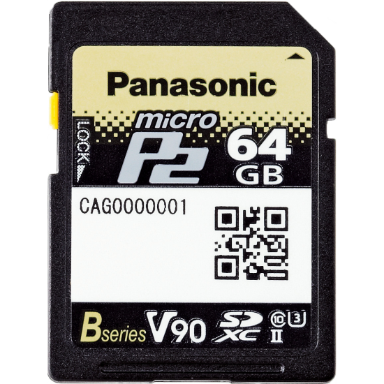Panasonic AJ-P2M064BG – 64GB Micro P2 Card Panasonic AJ-P2M064BG – 64GB Micro P2 Card