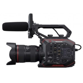 - 5.7K Super35mm MOS EF Mount 17,25 Mp Sensor- 4K/UHD/HD Records (MOV and AVCHD )- Latitude: 14 stop ,V-Log ,Dual ISO (800/2500), HIGH SPEED 240fps- 5,7K RAW out, 4K/UHD/HD SDI and HDMI Out,2 x XLR İnput- LCD VF,Batery and Charger Including
