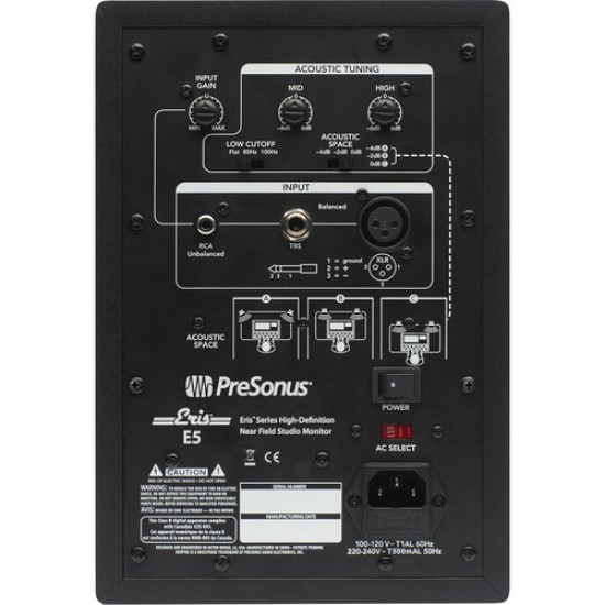PRESONUS ERIS E5 Hoparlör – 9 2-Yollu aktif profesyonel monitor (çift) PRESONUS ERIS E5 Hoparlör – 9 2-Yollu aktif profesyonel monitor (çift)