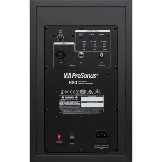 PRESONUS R80 Hoparlör (ÇİFT) – 8 inç 2-Yollu AMT teknolojili aktif stüdyo monitor PRESONUS R80 Hoparlör (ÇİFT) – 8 inç 2-Yollu AMT teknolojili aktif stüdyo monitor