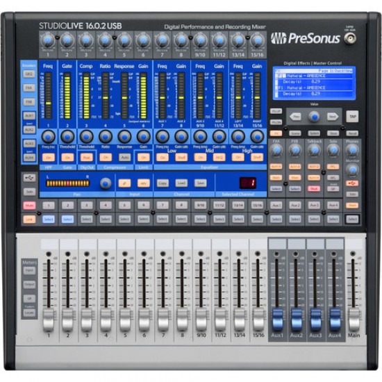 PRESONUS StudioLive 16.0.2 USB – 16 kanal digital mikser / USB Ses Kartı PRESONUS StudioLive 16.0.2 USB – 16 kanal digital mikser / USB Ses Kartı