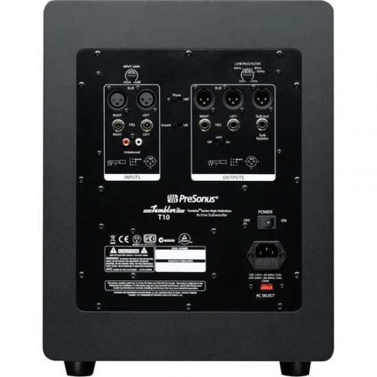 PRESONUS TEMBLOR T10 subwoofer – 10 inç Aktif Subwoofer PRESONUS TEMBLOR T10 subwoofer – 10 inç Aktif Subwoofer