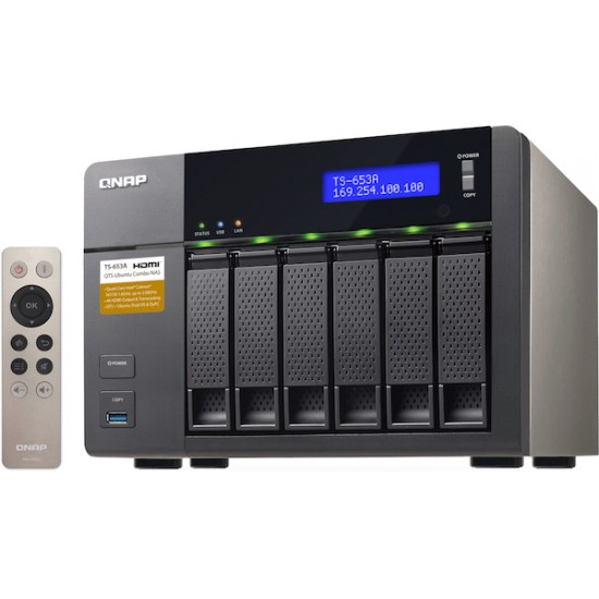 QNAP TS-653A – 4GB NAS Depolama Ünitesi (Network Attached Storage) QNAP TS-653A – 4GB NAS Depolama Ünitesi (Network Attached Storage)