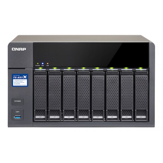 QNAP TS-831X – 4GB RAM Yüksek Performanslı NAS Depolama Ünitesi (Network Attached Storage) QNAP TS-831X – 4GB RAM Yüksek Performanslı NAS Depolama Ünitesi (Network Attached Storage)