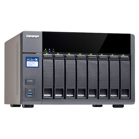 QNAP TS-831X – 4GB RAM Yüksek Performanslı NAS Depolama Ünitesi (Network Attached Storage) QNAP TS-831X – 4GB RAM Yüksek Performanslı NAS Depolama Ünitesi (Network Attached Storage)
