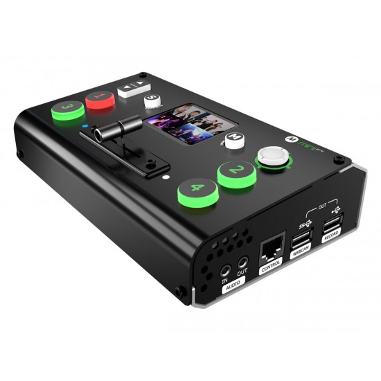 RGBLINK Mini Pro — 4 Kanal 4K HDMI Video Mikser, Kayıt, PTZ Kontrol, Chroma Key, Logo, Picture in Picture