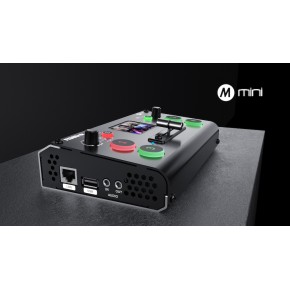 RGBlink Mini Plus — 4 Channels HDMI Live Streaming Production Switcher, DSK, Logo, Chroma Key, PTZ Camera Control