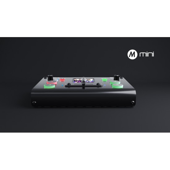 RGBlink Mini Plus — 4 Channels HDMI Live Streaming Production Switcher, DSK, Logo, Chroma Key, PTZ Camera Control