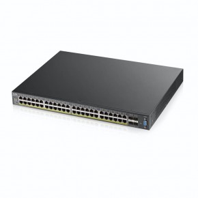 ZYXEL XGS2210-52HP 48-Port Gigabit PoE+ L2 Managed + 4 SFP+ 10G (52 Total Ports) 375W Power Budget